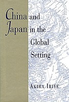 China and Japan in the global setting