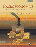 Macroeconomics : institutions, instability, and the financial system