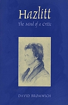 Hazlitt, the mind of a critic