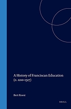 A history of Franciscan education (c. 1210-1517)
