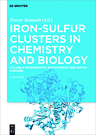 Iron-sulfur clusters in chemistry and biologynVolume 2