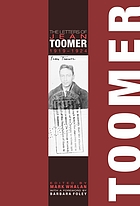 The letters of Jean Toomer, 1919-1924