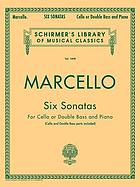 Six sonatas for cello or double bass and piano