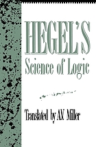 Hegel's Science of logic
