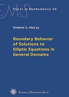 Boundary behavior of solutions to elliptic equations in general domains