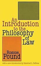An introduction to the philosophy of law