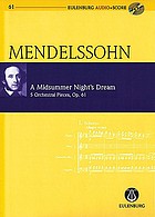 Three orchestra pieces from A midsummer night's dream : opus 61