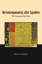 On contemporaneity, after Agamben : the concept and its times