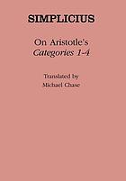 On Aristotle's "Categories 1-4