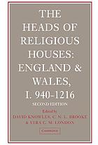 The heads of religious houses, England and Wales