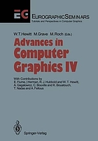 Advances in computer graphics IV