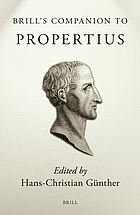 Brill's companion to Propertius