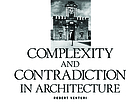 Complexity and contradiction in architecture