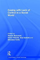 Coping with lack of control in a social world