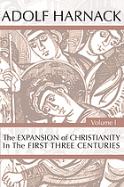 The expansion of Christianity in the first three centuries