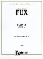 Sonate (Kanon) : für zwei Viola da Gamba (Bratschen) und Basso continuo