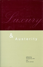 Luxury and austerity : papers read before the 23rd Irish Conference of Historians held at St Patrick's College, Maynooth, 16-18 May 1997