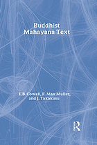 Buddhist Mahâyâna texts
