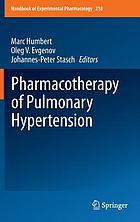 Pharmacotherapy of pulmonary hypertension