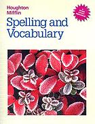 Houghton Mifflin spelling and vocabulary