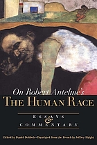 The human race : preceded by an homage to Robert Antelme by Edgar Morin