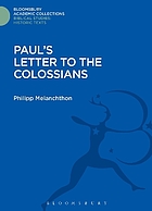 Paul's letter to the Colossians