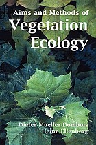 Aims and methods of vegetation ecology