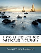 Histoire des sciences médicales
