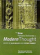 The New Fontana dictionary of modern thought