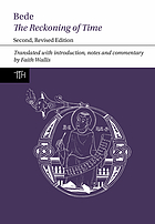 Bede, the reckoning of time
