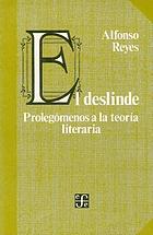 El deslinde, prolegómenos a la teoría literaria