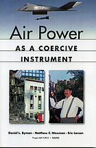 Air power as a coercive instrument