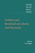 Hobbes and Bramhall : on liberty and necessity