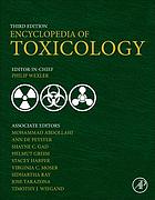 Encyclopedia of toxicology