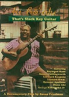 Kī hōʻalu that's slack key guitar