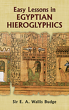 Egyptian language : easy lessons in Egyptian hieroglyphics