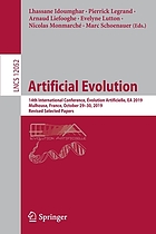Artificial evolution : 14th International Conference, Évolution Artificielle, EA 2019, Mulhouse, France, October 29-30, 2019, revised selected papers