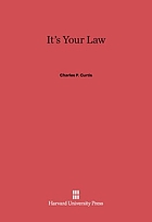 It's your law