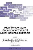 High-temperature superconductors and novel inorganic materials