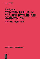 Commentarius in Claudii Ptolemaei Harmonica