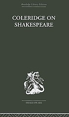 Coleridge on Shakespeare; the text of the lectures of 1811-12
