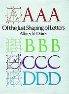 Of the just shaping of letters