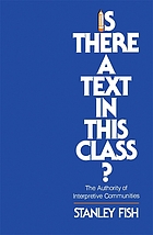 Is there a text in this class? : The authority of interpretive communities