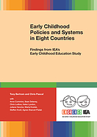 Early childhood policies and systems in eight countries : findings from IEA's early childhood education study
