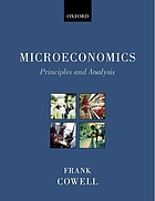 Microeconomics : principles and analysis
