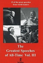 Greatest speeches of all time