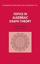 Topics in algebraic graph theory