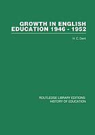 Growth in English education, 1946-1952