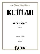 Three duets for two flutes. Op. 80