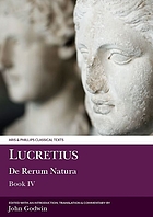 Lucretius De rerum natura IV
